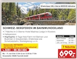 Aktuelles Schweiz: Bergferien im Bahnwunderland Angebot bei Netto Marken-Discount in Bonn ab 699,00 €