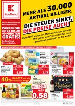Kaufland Prospekt für Grevenbroich mit 40 Seiten Kaufland Prospekt für Grevenbroich: "DIE STEUER SINKT, DIE PREISE AUCH!", 40 Seiten, 09.07.2020 - 15.07.2020