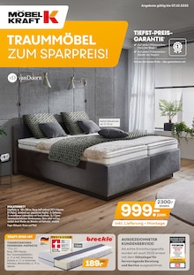 Aktueller Möbel Kraft Prospekt für Stockelsdorf und Ungebung, Seiten zum blättern Möbel Kraft Prospekt TRAUMMÖBEL ZUM SPARPREIS! mit Seiten in Stockelsdorf und Umgebung
