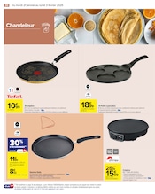 Tefal Angebote im Prospekt "CHANDELEUR" von Carrefour auf Seite 32