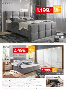 Boxspringbett im aktuellen XXXLutz Prospekt (Essen) Boxspringbett im XXXLutz Prospekt "MARKEN ZUM BESTPREIS" mit 30 Seiten (Essen)