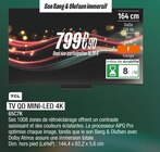 TV QD MINI-LED 4K - TCL en promo chez Blanc Brun Saint-Herblain à 799,90 €