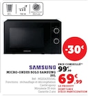 Micro-ondes Solo 20 L - Samsung dans le catalogue Hyper U