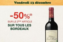 BON PLAN SUR TOUS LES BORDEAUX - Monoprix à Choisy-le-Roi BON PLAN SUR TOUS LES BORDEAUX en promo chez Monoprix Choisy-le-Roi