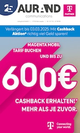 Aurand Communications Prospekt für Netphen: "Verlängert bis zum 03.03.2025: Mit Cashback Aktion richtig viel Geld sparen!", 8 Seiten, 02.01.2025 - 31.01.2025