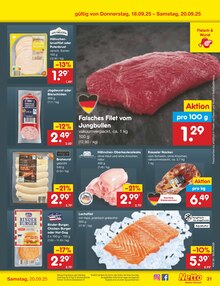 Fleisch im Netto Marken-Discount Prospekt "Aktuelle Angebote" mit 60 Seiten (Paderborn)