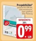 Bürobedarf im EDEKA Prospekt Prospekthüllen von GUT&GÜNSTIG im aktuellen EDEKA Prospekt für 0,99 €