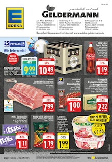 EDEKA Aldenhoven Prospekt der aktuellen Woche, gültig von 30.06.2025 bis 05.07.2025 Aktueller EDEKA Aldenhoven Prospekt "Aktuelle Angebote" mit 24 Seiten