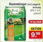 Rasendünger mit Langzeitwirkung Angebote von Sonnenhof bei Zimmermann Gifhorn für 9,99 €