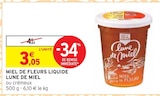 Miel de fleurs liquide - LUNE DE MIEL dans le catalogue Intermarché