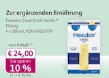 2 kcal Drink Vanille bei mea - meine apotheke im Prospekt "" für 24,00 €