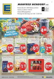 EDEKA Prospekt für Kamp-Lintfort mit 24 Seiten EDEKA Prospekt für Kamp-Lintfort: "Aktuelle Angebote", 24 Seiten, 22.09.2025 - 27.09.2025