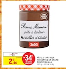 Pâte à tartiner noisettes et cacao - Bonne Maman à 2,46 € dans le catalogue Intermarché Super