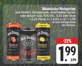 Aktuelles Jack Daniel's Angebot bei EDEKA in Fürth ab 1,99 €