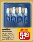 Mineralwasser Angebote von Aqua Römer bei REWE Karlsruhe für 5,49 €