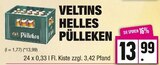 Helles Pülleken Angebote von Veltins bei E center Elmshorn für 13,99 €