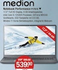 Notebook Performance P17615 von medion im aktuellen V-Markt Prospekt für 539,00 €