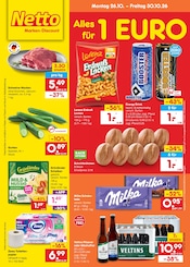 Milka im Netto Marken-Discount Prospekt in Detmold Aktueller Netto Marken-Discount Prospekt mit Milka, "Aktuelle Angebote", Seite 1