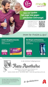 Aktueller mea - meine apotheke Prospekt "Unsere April-Angebote" Aktueller mea - meine apotheke Prospekt
