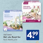 Weinglas-Malerei-Set im ALDI SÜD Prospekt Weinglas-Malerei-Set von Craft Maker im aktuellen ALDI SÜD Prospekt für 4,99 €