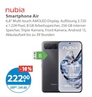 Smartphone Air von nubia im aktuellen V-Markt Prospekt für 222,00 €