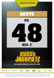 Westlotto Prospekt: "Heute rd. 48 Mio. €", 3 Seiten, 23.09.2024 - 24.09.2024