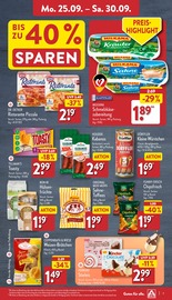 Ferrero kinder Angebote im Prospekt "Aktuelle Angebote" von ALDI Nord auf Seite 7