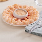 Couronne de queues de crevettes cuites décortiquées - Delpierre dans le catalogue U Express