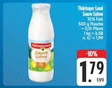 Saure Sahne Angebote von Thüringer Land bei EDEKA Zwickau für 1,79 €