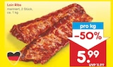 Loin Ribs für 5,99 € bei Netto Marken-Discount im Angebot Loin Ribs im aktuellen Netto Marken-Discount Prospekt