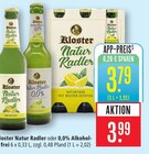 Natur Radler im Angebot bei Marktkauf in Ehingen Natur Radler Angebote von Kloster bei Marktkauf Ehingen für 3,79 €