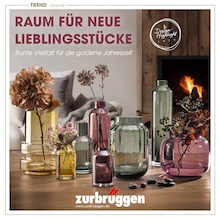 Zurbrüggen Prospekt für Extertal mit 116 Seiten Zurbrüggen Prospekt für Extertal: "RAUM FÜR NEUE LIEBLINGSSTÜCKE", 116 Seiten, 17.10.2024 - 31.01.2025