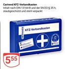 KFZ-Verbandkasten im Angebot bei GLOBUS in Oberursel KFZ-Verbandkasten Angebote von Cartrend bei GLOBUS Oberursel für 5,55 €