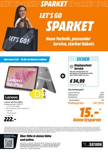 Tablet Pc im MediaMarkt Saturn Prospekt "LET'S GO SPARKET" mit 1 Seiten (Bochum)
