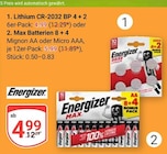 Lithium CR-2032 BP 4 + 2 bei GLOBUS im Schwandorf Prospekt für 4,99 €