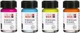 Peinture pour porcelaine et verre - MARABU CREABOX en promo chez Lidl Tarbes à 4,99 €