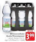 EDEKA - Classic Mineralwasser Angebot im Prospekt Classic Mineralwasser bei EDEKA im Prospekt "" für 3,99 €