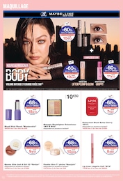 Prix et réduction Gemey Maybelline dans le prospectus Monoprix Margaret en cours Offre Gemey Maybelline dans le catalogue Monoprix Margaret du moment à la page 70