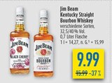 Black Cherry oder Kentucky Straight Bourbon Whiskey Angebote von Jim Beam bei diska Erlangen für 9,99 €