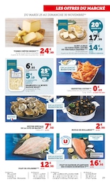 Prix et réduction Crevettes cuites dans le prospectus Super U en cours Offre Crevettes cuites dans le catalogue Super U du moment à la page 29