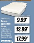 Jersey-Spannbettlaken von SANSIBAR im aktuellen Lidl Prospekt für 9,99 €