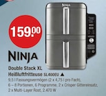 Double Stack XL Heißluftfritteuse von Ninja im aktuellen V-Markt Prospekt für 159,00 €