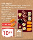 Spezial mit Lachs- und Thunfisch-Nigiri Angebote von Globus bei GLOBUS Neustadt für 10,99 €