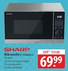 Sharp Mikrowelle YC-PS204AE-S Angebote bei famila Nordost Stralsund für 69,99 €