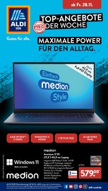 Aktueller ALDI SÜD Prospekt mit Notebook, "Gutes für Alle.", Seite 39