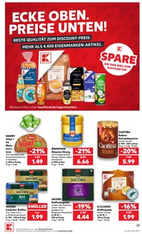 Kaffeepads im aktuellen Kaufland Prospekt (Magdeburg) Kaffeepads im Kaufland Prospekt "Hier bin ich richtig" mit 63 Seiten (Magdeburg)
