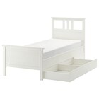 Bettgestell mit 2 -kästen weiß gebeizt im IKEA Prospekt Bettgestell mit 2 -kästen weiß gebeizt von HEMNES im aktuellen IKEA Prospekt für 239,00 €