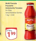 Passata Passierte italienische Tomaten Angebote von Mutti bei GLOBUS Wiesbaden für 1,99 €