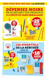 Fournitures Scolaires Angebote im Prospekt "LES PRIX BAS Spécial rentrée" von Hyper U Fournitures Scolaires Angebote im Prospekt "LES PRIX BAS Spécial rentrée" von Hyper U auf Seite 4