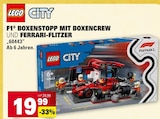 F1 Boxenstopp mit Boxencrew und Ferrari-Flitzer Angebote von LEGO bei E center Mannheim für 19,99 €